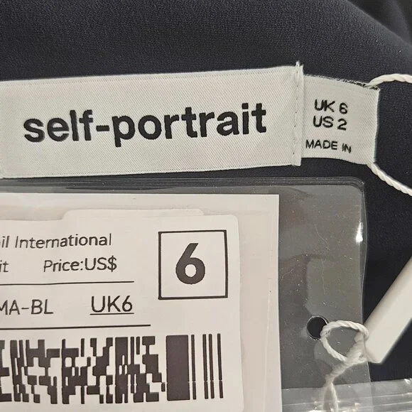 New Self Portrait Midi Dress Size 2 US - Picture 4 of 4